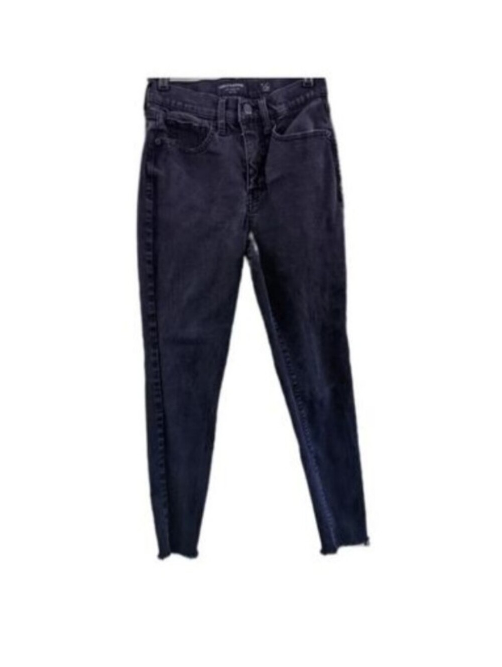 Lucky Brand black raw hem ankle jeans Size 6/28